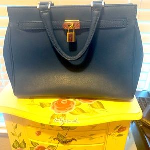 Navy blue purse/tote